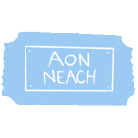 Event Ticket Sticker by Comhairle nan Leabhraichean