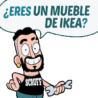 Ikea Scruff Latino Sticker by SCRUFF