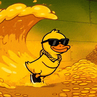 Here Comes The Money GIF by DUCKCOIN