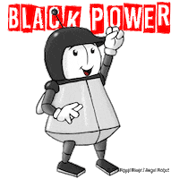 Happy Black Power Sticker by Royalrivermusik
