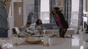 tiffany haddish couple GIF by The Last O.G. on TBS