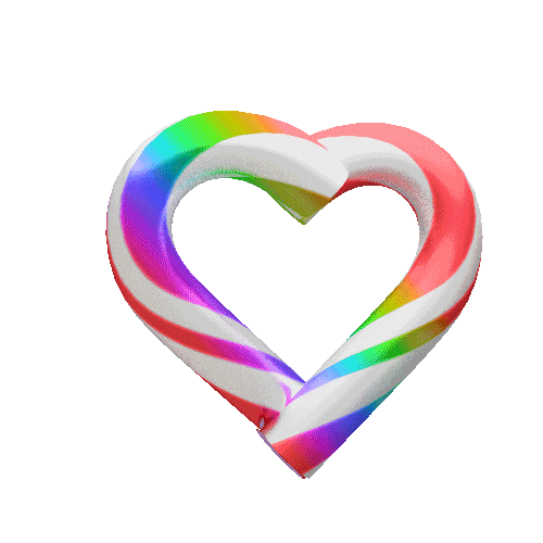 Heart Rainbow Sticker by AnimatedText