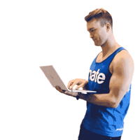 Slams Laptop Shut Sticker by Training Mate