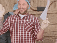 goowoomedia happy excited celebrate blue GIF