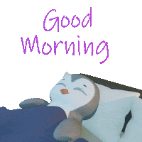 Tired Good Morning Sticker by Pengu