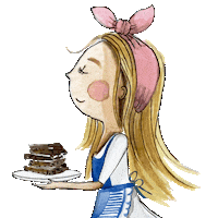 Girl Wind Sticker by My Sweet Little Brownie