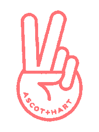 a h hand Sticker by AscotandHart