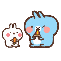 Hungry Lets Eat Sticker by Simian Reflux