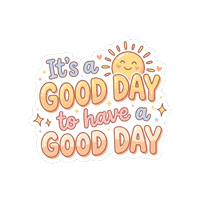 Happy Good Vibes Sticker