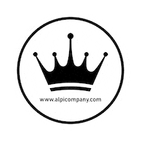 alpicompany queen king kral alpi Sticker