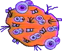 Eyes What Sticker by Sarah Zucker