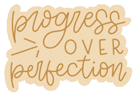 Progress Not Perfection Sticker