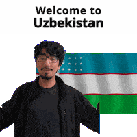 Uzbekistan Uz Sticker
