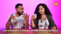 Milk And Orange Juice?