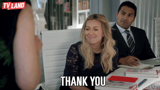 hilary duff thank you GIF by TV Land