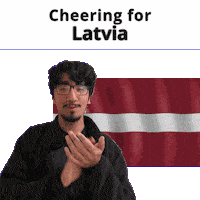 Latvia Sticker