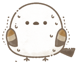 nakasan_ms giphyupload bird かわいい 鳥 Sticker