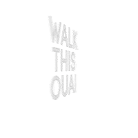 Walk This Way Puppy Sticker by The OUAI