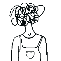 fifthsunlove head doodle mind anxiety Sticker
