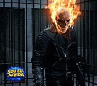 Angry Ghost Rider GIF by Sou Eu Na Vida