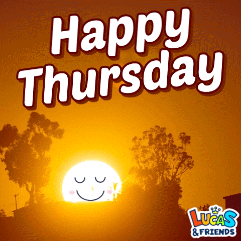Thursday Jueves GIF by Lucas and Friends by RV AppStudios