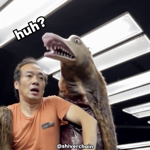 shiverchain what monster huh alien GIF