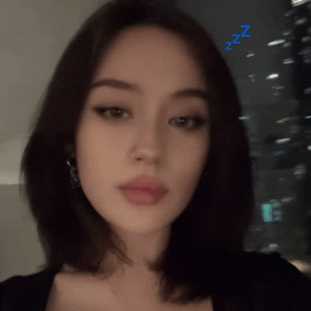 Staring Cute Girl GIF