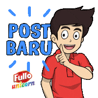 Fullo new new post post tap Sticker
