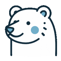 Polar Bear Yes Sticker