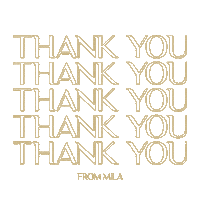 Thank U Sticker by MILA ROSES