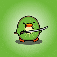 digitalducks stabby quacks digital ducks duck with knife GIF