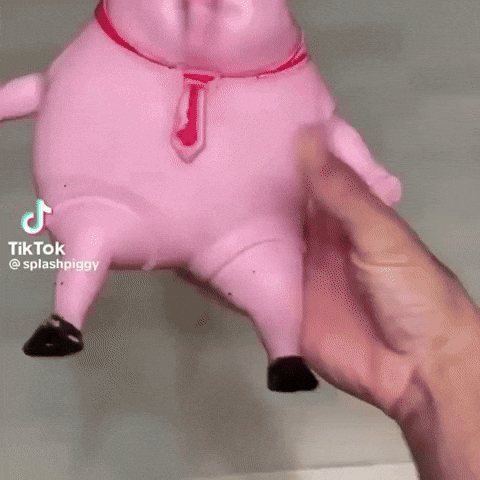 Splat Pig GIF by A-Town Agency by Abigael