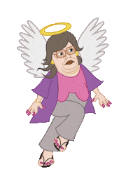 angel wings Sticker by Cherylyn Barnes