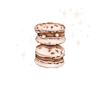 kingusiaaa96 christmas macarons kingusiaaa96 Sticker