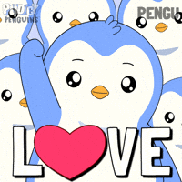 I Love You Heart GIF by Pudgy Penguins