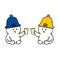 Friends Cheers Sticker by SAUNiiiK