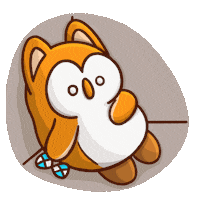 Sad Owl Sticker
