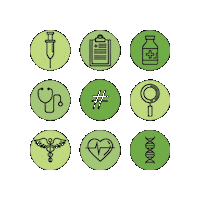 HashtagGesundheit green health hashtag gesundheit Sticker