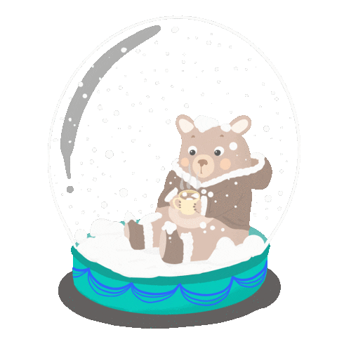 wirdasnmaw giphyupload snow winter bear Sticker