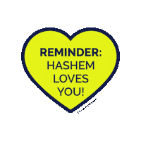 Heart Love Sticker by Thank You Hashem