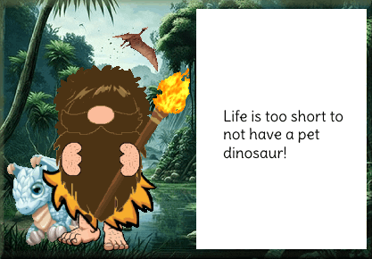 Dinosaur Gnome GIF