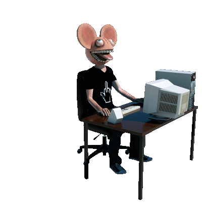 3D Head Bang Sticker by deadmau5