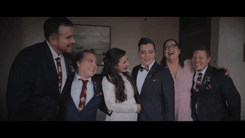 Friends Wedding GIF by Switzerfilm
