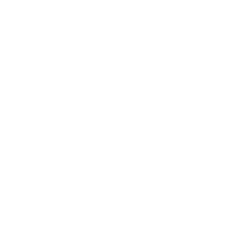 Challenge Accepted Test Sticker by W3B