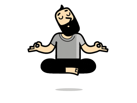 Gokceakgul giphyupload man peace yoga GIF