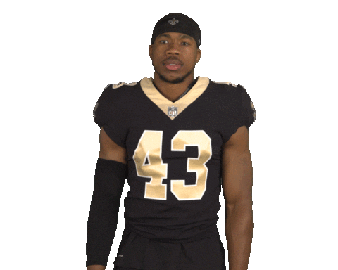 Excited Utah Football Sticker by New Orleans Saints