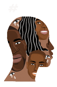 Barack Obama Love Sticker by Elisa Falchini