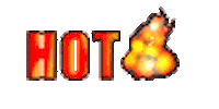 hot fire Sticker