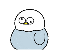 Dumb_bird angry stupid annoying 화나 Sticker