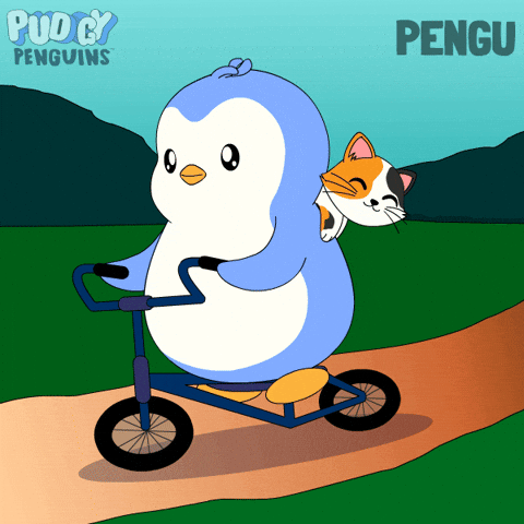 Happy Feels Good GIF by Pudgy Penguins